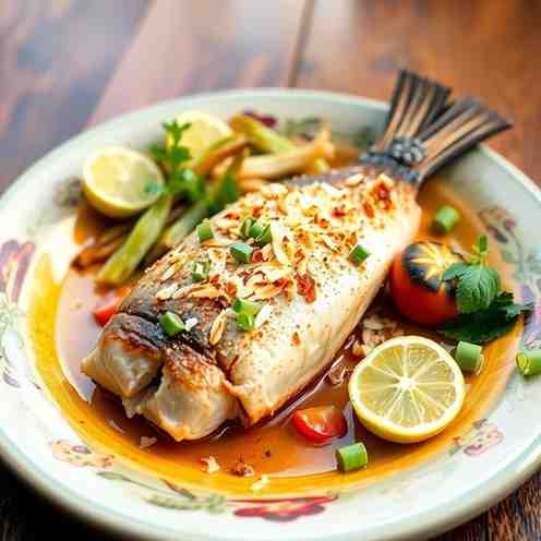 Kiribati Coconut Baked Fish - Easy International Cuisine Recipes for You